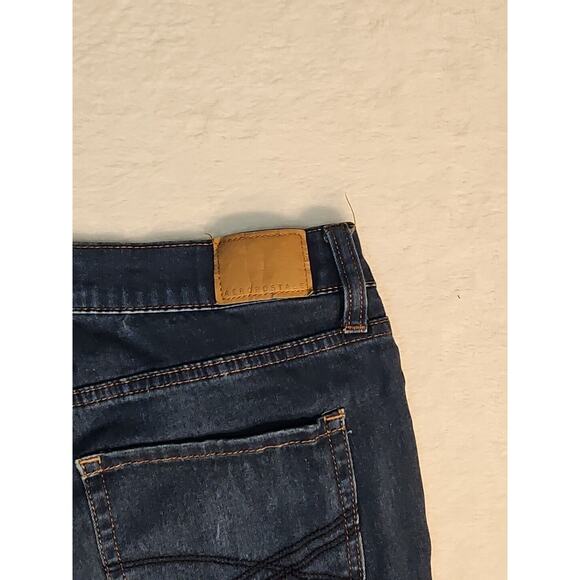 Aeropostale High Waisted Jegging Jeans Women's 8 Reg/Dark Blue Cotton Blend - Picture 10 of 10